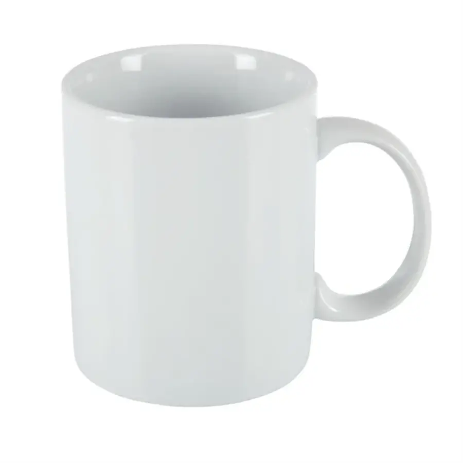 Weiße Becher aus Weißware, 284 ml (12 Stück)