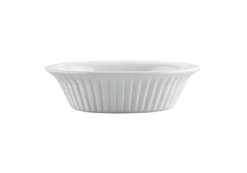  Olympia Whiteware oval pie mold 17cm (6 pieces) 