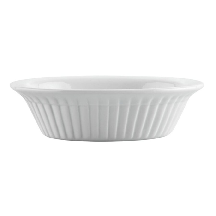 Whiteware ovale pasteivorm 17cm (6 stuks)