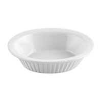 Ovale Kuchenform aus Weißware, 17 cm (6 Stück)