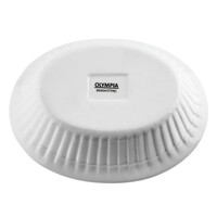 Whiteware oval pie mold 17cm (6 pieces)