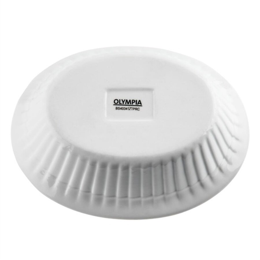 Whiteware ovale pasteivorm 17cm (6 stuks)