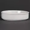 Olympia Whiteware stackable white tapas dishes 13.4cm (6 pieces)