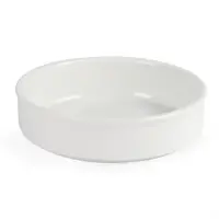 Stapelbare weiße Tapasschalen aus Weißware, 13,4 cm (6 Stück)