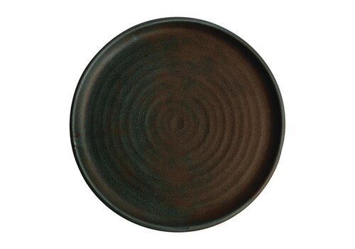  Olympia Canvas round plates with narrow edge | green | 26.5cm | 6 pieces 