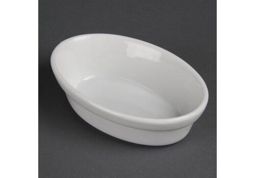  Olympia Bols ovales en faïence blanche 14,5 cm (6 pièces) 