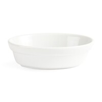 Bols ovales en faïence blanche 14,5 cm (6 pièces)
