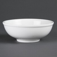 Whiteware noodle bowl | Porcelain | 19cm | 6 pieces