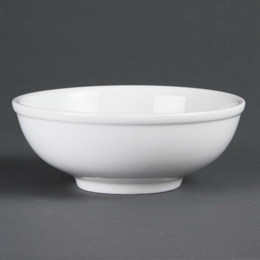 Nudelschüssel aus Weißware | Porzellan | 19 cm | 6 Stück