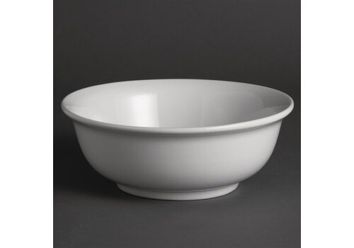  Olympia Saladier en faïence blanche | 20 cm | Porcelaine | 6 pièces 
