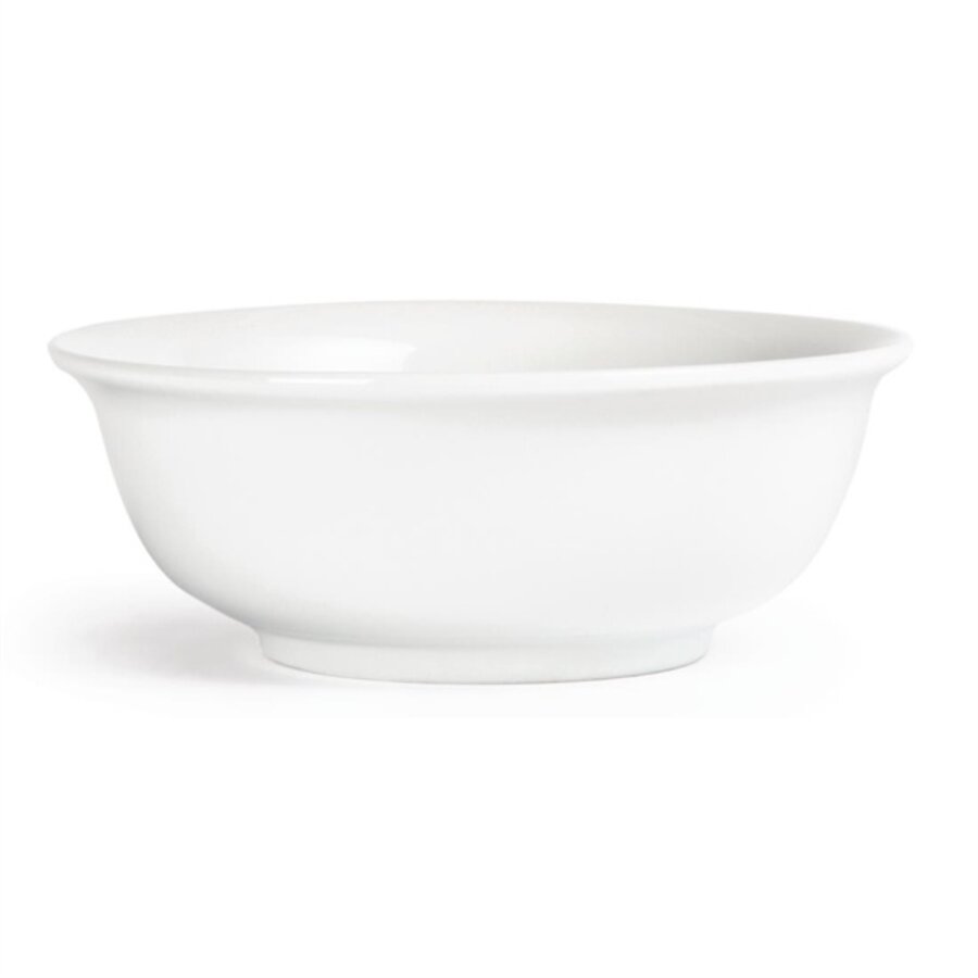Salatschüssel aus Weißware | 20 cm | Porzellan | 6 Stück