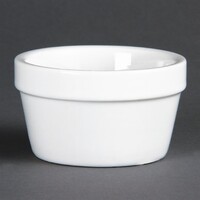 ramequins blancs | Porcelaine | 7,7 x 4,5 cm | 6 pièces