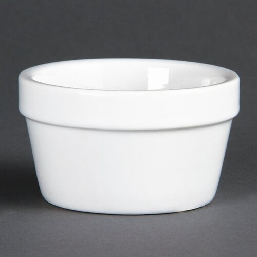  Olympia ramequins blancs | Porcelaine | 7,7 x 4,5 cm | 6 pièces 