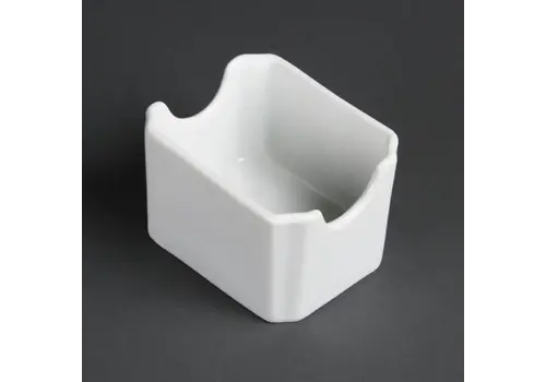  Olympia Porte-sachets pour vaisselle blanche | Porcelaine | 6 pièces 