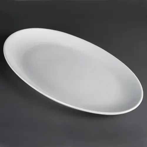  Olympia Whiteware diepe witte ovale schaal | Porselein | 50Øcm 