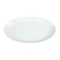 Whiteware deep white oval bowl | Porcelain | 50Øcm