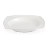 Whiteware rounded square soup plates | 25Øcm | 4 pieces
