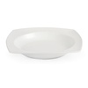 Olympia Whiteware rounded square soup plates | 25Øcm | 4 pieces