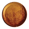 Canvas round plates with narrow edge | rust orange| 18cm | 6 pieces