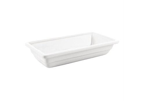  Olympia Électroménager | GN 1/3 | bol blanc | 6,5 cm de profondeur 