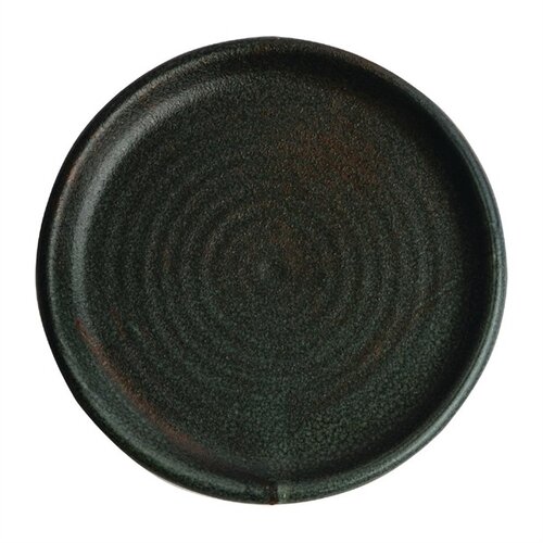  Olympia Canvas round plates with narrow edge | green | 18cm | 6 pieces 