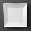 Olympia Planche carrée en céramique blanche | 25x25cm | 6 pièces
