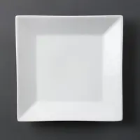Whiteware vierkant bord | 25x25cm | 6 stuks