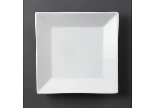  Olympia Planche carrée en céramique blanche | 25x25cm | 6 pièces 