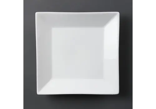  Olympia Whiteware vierkant bord | 25x25cm | 6 stuks 