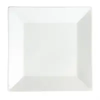 Whiteware vierkant bord | 25x25cm | 6 stuks