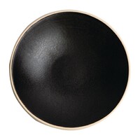 Bols peu profonds en toile | noir | 20 cm | 6 pièces