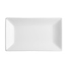 Whiteware rectangular serving dishes | 25x15cm | 4 pieces)