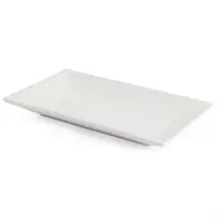 Whiteware rectangular serving dishes | 25x15cm | 4 pieces)