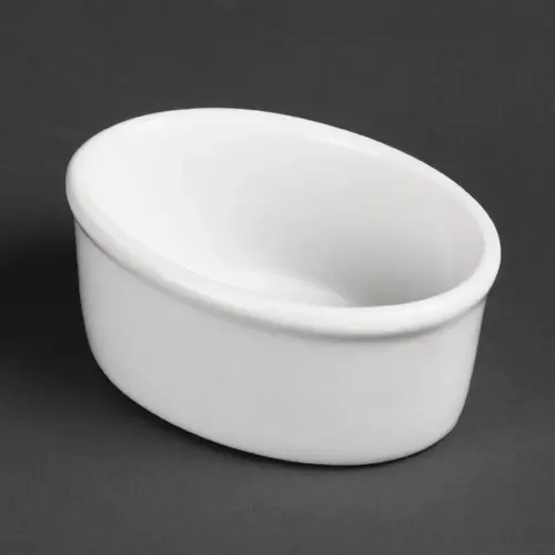  Olympia Whiteware ovale ramekins | Porselein | 10,5Øcm | 12 stuks 