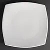 Whiteware square plates with rounded corners | 30,5Øcm | 6 pieces