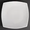 Olympia  Whiteware vierkante borden met afgeronde hoeken | 30,5Øcm | 6 stuks