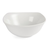 Whiteware Rounded Square Bowls | 22Øcm | 12 pieces