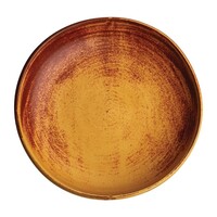 Canvas deep coupe plates | rust orange | 23Øcm | 6 pieces