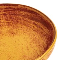 Canvas deep coupe plates | rust orange | 23Øcm | 6 pieces