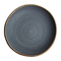 Assiettes creuses en toile | granit bleu | 23Øcm | 6 pièces
