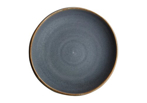  Olympia Assiettes creuses en toile | granit bleu | 23Øcm | 6 pièces 