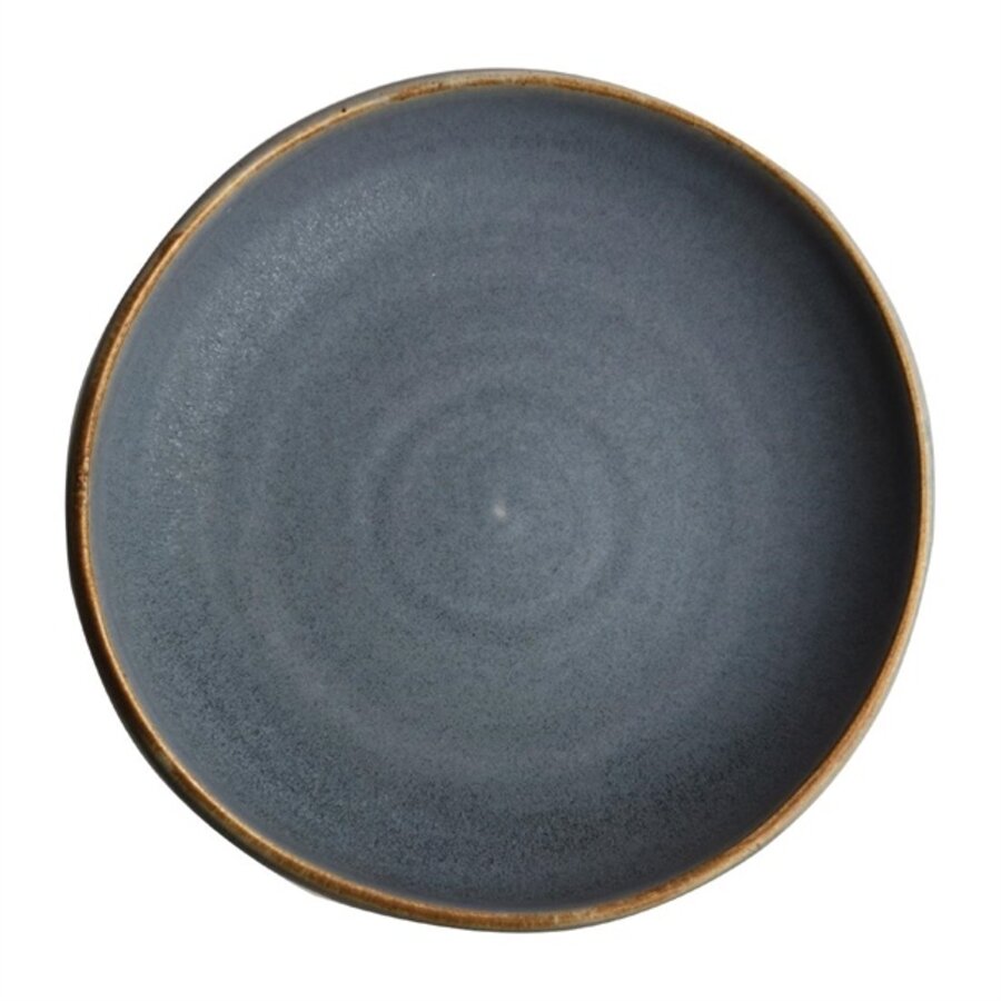 Tiefe Coupételler aus Canvas | blauer Granit | 23Øcm | 6 Stück
