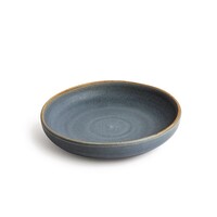 Assiettes creuses en toile | granit bleu | 23Øcm | 6 pièces