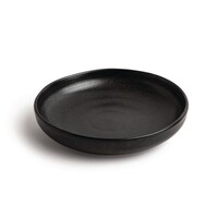 Canvas deep coupe plates | black | 23Øcm | 6 pieces