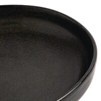Assiettes creuses en toile | noir | 23Øcm | 6 pièces