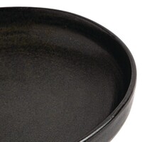 Canvas deep coupe plates | black | 23Øcm | 6 pieces