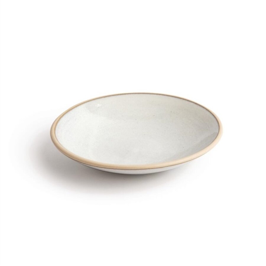 Bols peu profonds en toile | blanc | 20Øcm | 6 pièces