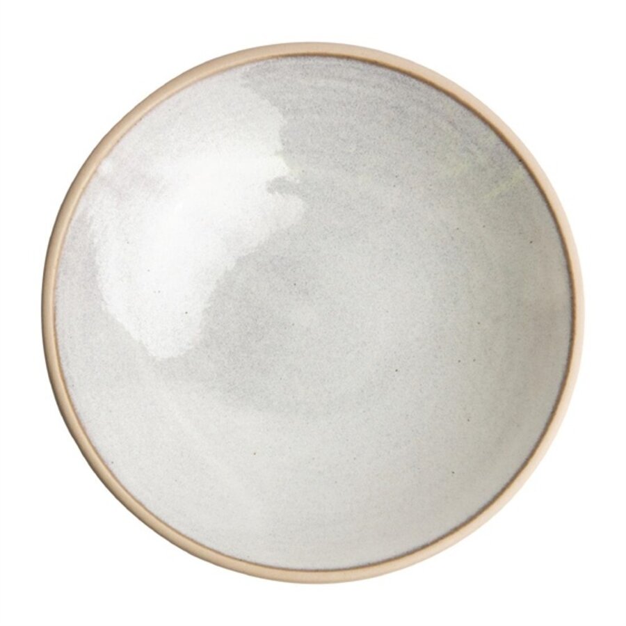 Bols peu profonds en toile | blanc | 20Øcm | 6 pièces