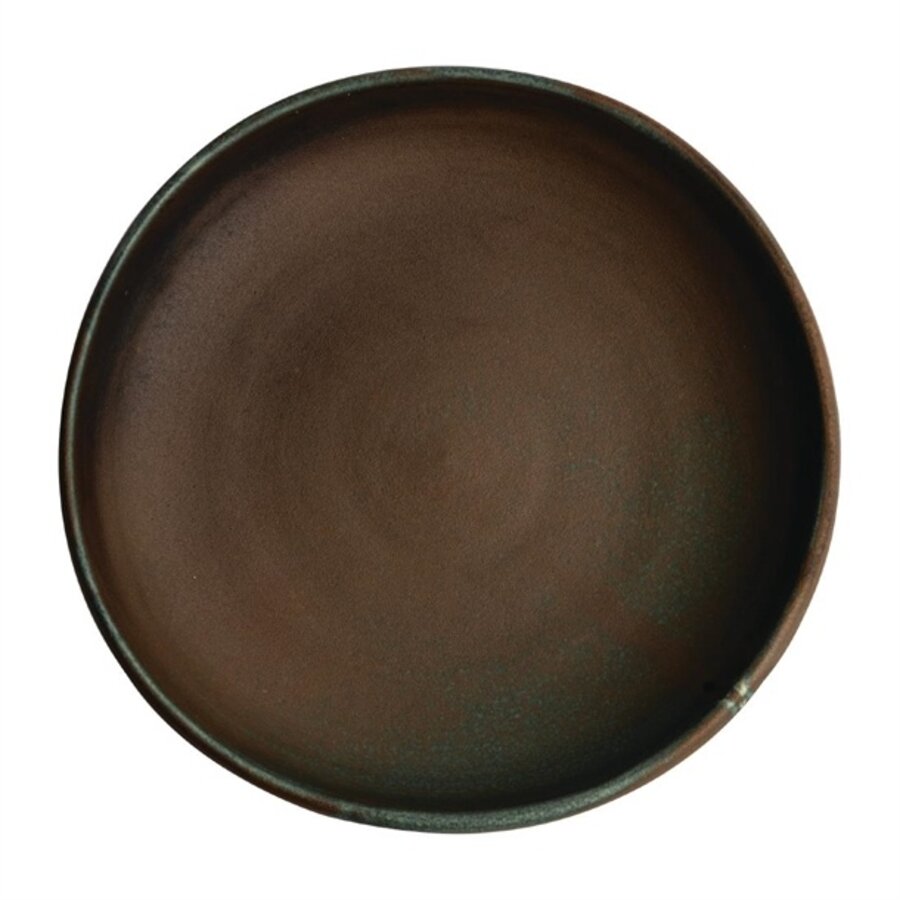 Assiettes creuses en toile | vert foncé | 23Øcm | 6 pièces