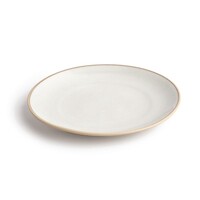 Canvas curved plates | white | 27Øcm | 6 pieces